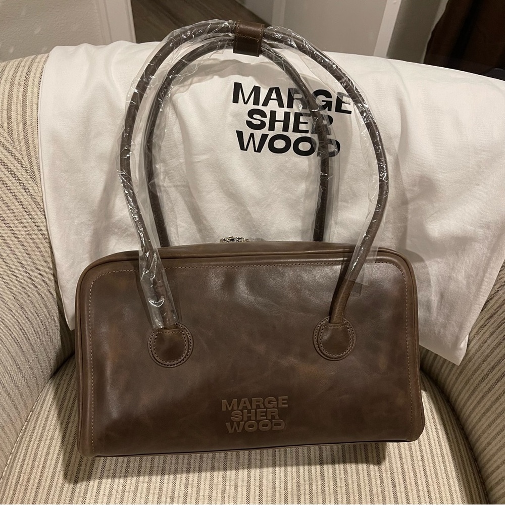 MARGESHERWOOD Soft Boston Bag - Washed Brown